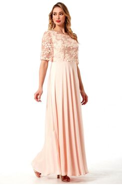 ΡΟΖ ΣΑΤΕΝ ΜΑΞΙ ΦΟΡΕΜΑ ΜΕ ΑΠΛΙΚΕ ΤΟΥΛΙ  | ΑΜΠΙΓΙΕ