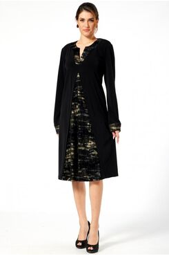 ΜΑΥΡΟ ΦΟΡΕΜΑ ΜΕ ΧΡΥΣΕΣ ΛΕΠΤΟΜΕΡΕΙΕΣ  | ΦΟΡΕΜΑΤΑ