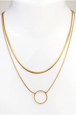 ΧΡΥΣΟ ΚΟΛΙΕ ΔΙΣΕΙΡΟ ΜΕ ΑΛΥΣΙΔΕΣ SNAKE ΚΑΙ Η ΠΙΟ ΜΑΚΡΥΑ ΜΕ ΚΡΕΜΑΣΤΟ ΣΤΡΟΓΓΥΛΟ ΜΟΤΙΦ  | ΚΟΛΙΕ