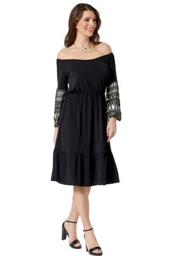 ΜΑΥΡΟ ΦΟΡΕΜΑ ΜΕ ΔΑΝΤΕΛΑ ΚΑΙ ΛΑΣΤΙΧΟ ΣΤΗΝ ΜΕΣΗ  | ΦΟΡΕΜΑΤΑ