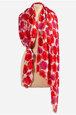 ΛΕΥΚΗ ΕΣΑΡΠΑ ΜΕ ΚΟΚΚΙΝΑ ΛΟΥΛΟΥΔΙΑ  | ΕΣΑΡΠΕΣ/ΠΑΡΕΟ/ΜΑΝΤΗΛΙΑ