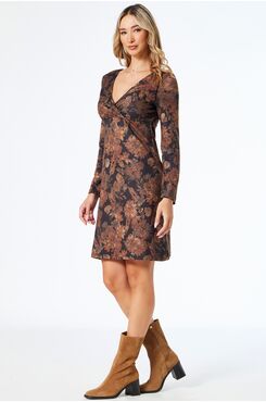 ΦΛΟΡΑΛ ΠΛΕΚΤΟ ΚΡΟΥΑΖΕ ΦΟΡΕΜΑ  | DRESSES