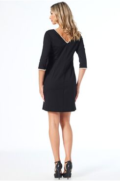 ΜΑΥΡΟ ΦΟΡΕΜΑ ΜΕ ΠΕΡΛΕΣ ΚΑΙ ΑΝΟΙΧΤΗ ΠΛΑΤΗ  | ΦΟΡΕΜΑΤΑ