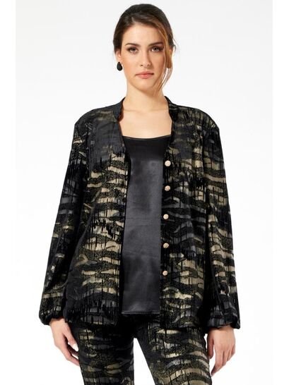 LUREX ΖΑΚΕΤΑ ΑΠΟ ΔΕΡΜΑΤΙΝΗ  | ΖΑΚΕΤΕΣ/ΠΑΛΤΟ/ΜΠΟΥΦΑΝ