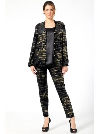 LUREX ΖΑΚΕΤΑ ΑΠΟ ΔΕΡΜΑΤΙΝΗ  | ΖΑΚΕΤΕΣ/ΠΑΛΤΟ/ΜΠΟΥΦΑΝ