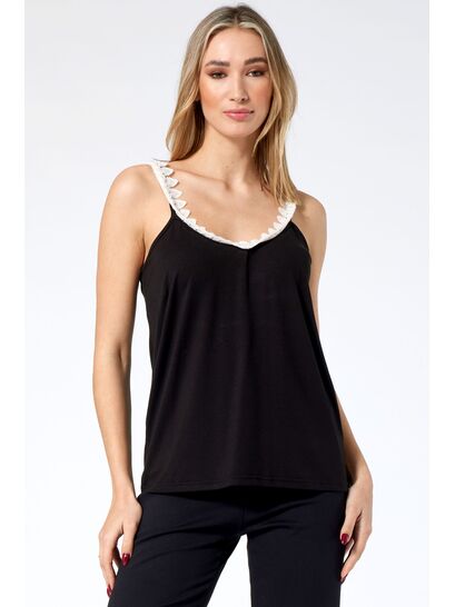 ΜΑΥΡΟ ΤΙΡΑΝΤΑΚΙ ΜΕ ΔΑΝΤΕΛΑ  | ΜΠΛΟΥΖΕΣ/ΠΟΥΚΑΜΙΣΑ