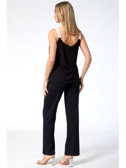 ΜΑΥΡΟ ΤΙΡΑΝΤΑΚΙ ΜΕ ΔΑΝΤΕΛΑ  | ΜΠΛΟΥΖΕΣ/ΠΟΥΚΑΜΙΣΑ