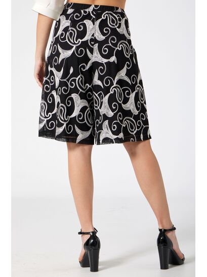 ΜΑΥΡΗ ΚΕΝΤΗΤΗ ZIP CULOTTE ΜΕ ΚΟΥΦΟΠΙΕΤΕΣ  | ΠΑΝΤΕΛΟΝΙΑ/ΦΟΥΣΤΕΣ