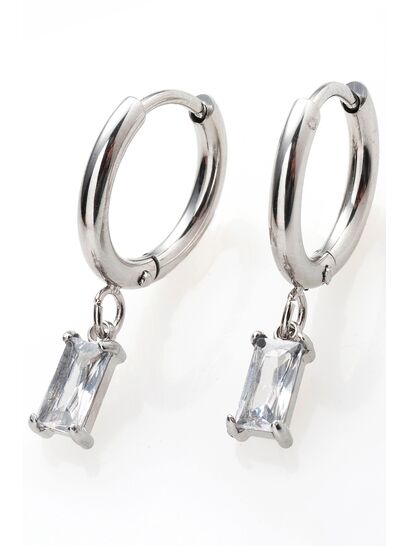 ΜΙΚΡΑ ΑΣΗΜΙ ΣΚΟΥΛΑΡΙΚΙΑ ΚΡΙΚΟΙ ΜΕ ΚΡΕΜΑΣΤΟ ΛΕΥΚΟ ΣΤΡΑΣ  | EARRINGS ΜΙΚΡΑ ΑΣΗΜΙ ΣΚΟΥΛΑΡΙΚΙΑ ΚΡΙΚΟΙ ΜΕ ΚΡΕΜΑΣΤΟ ΛΕΥΚΟ ΣΤΡΑΣ  | EARRINGS