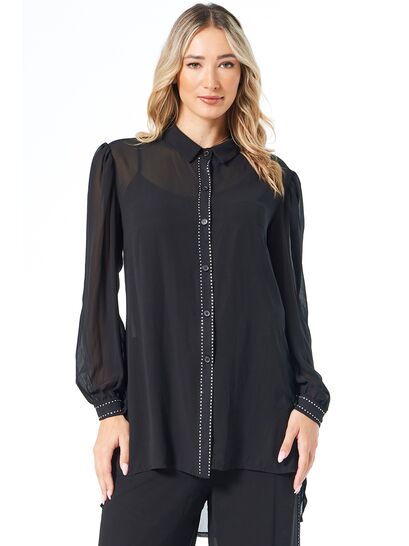 ΜΑΥΡΗ ΠΟΥΚΑΜΙΣΑ ΜΕ ΣΤΡΑΣ  | ΜΠΛΟΥΖΕΣ/ΠΟΥΚΑΜΙΣΑ