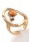 GOLD RING WITH STONE AND RHINESTONE  | RINGS